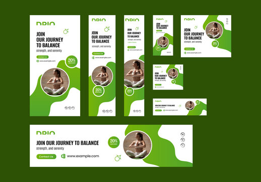 Yoga Professional Web Banner Design