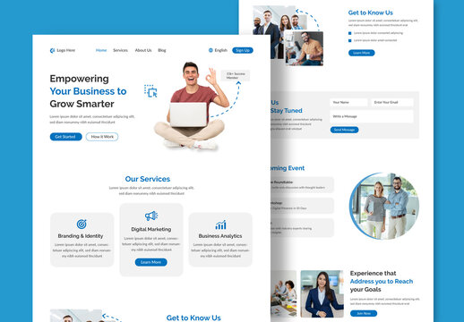 Business Landing Page Design