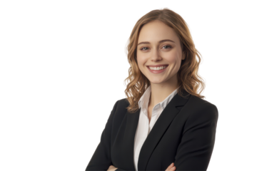 A professional business portrait of a smiling person adds warmth trust and confidence to corporate branding