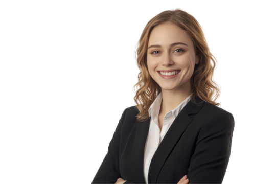 A professional business portrait of a smiling person adds warmth trust and confidence to corporate branding