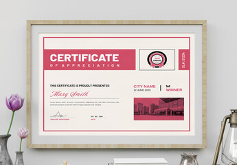 Corporate Certificate Template Design