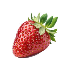 strawberry isolated on white background