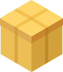 Isometric delivery box icon