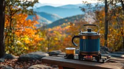 Autumn mountain tea break (1)