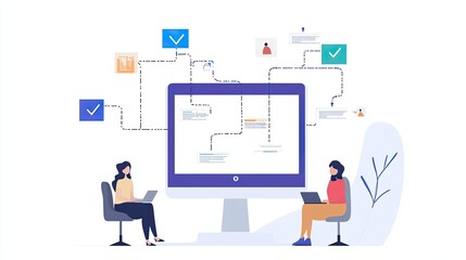 Collaborative workflow management facilitated by technology in remote environments