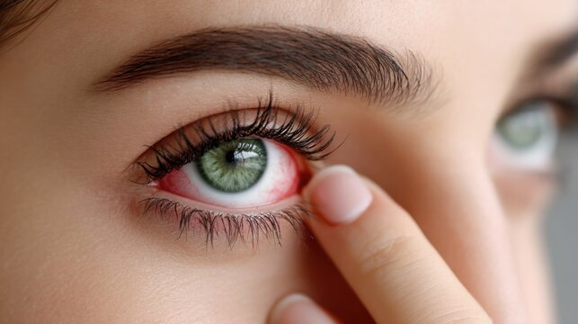 Eye disorder: redness trace, muscle strain, sight burden, nerve issue, individual ailment, facial pressure, sclera trouble, visual mark, head fatigue, iris problem