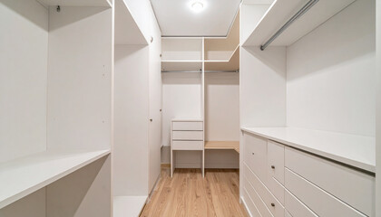 Fototapeta premium modern wardrobe interior
