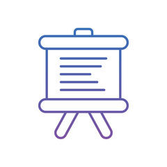 Presentation Vector icon