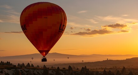 Obraz premium Hot air balloon.