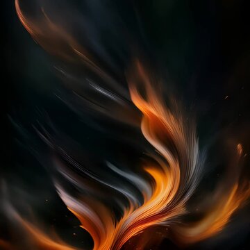 Animation Abstraite de Flammes &ndash; Fond Dynamique de Feu pour Motion Design, Effets Visuels et Cr&eacute;ations Artistiques