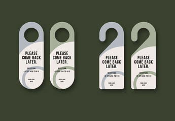 Hotel Door Hanger Layouts