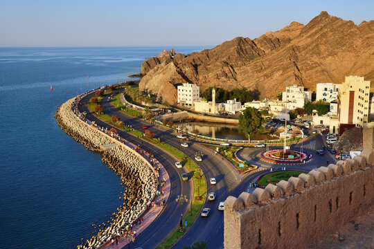 Mutrah Corniche in Muscat, Oman