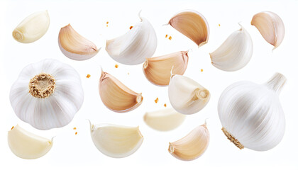 Fresh Garlic Bulbs A Natural and Bold Display of Flavor