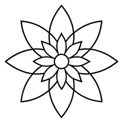  Intricate Line Art Cosmos Mandala