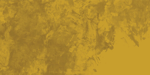 Golden Yellow Artistic Expression with Layered Brush Strokes and Grunge Influence

