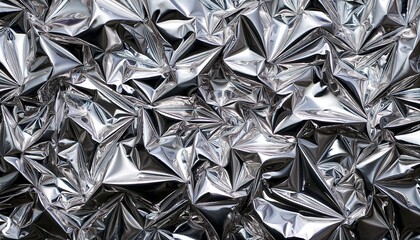 silver foil as an abstract background