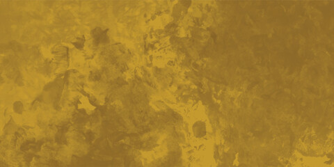Vibrant Mustard Yellow Abstract Composition with Strong Brush Patterns and Texture

