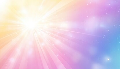 Obraz premium Pastel sunburst background