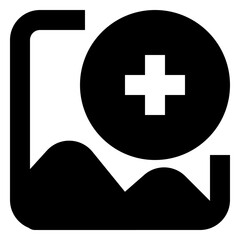 Obraz premium multimedia solid icon