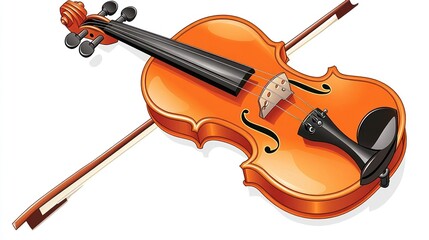 Fototapeta premium Violin illustration