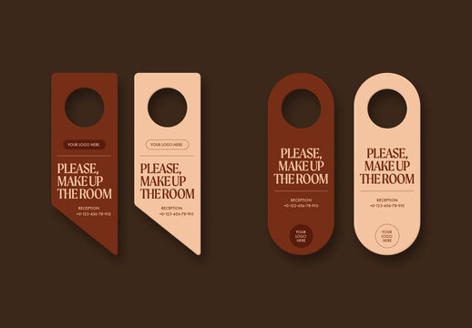 Hotel Door Hanger Layouts