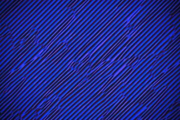Abstract diagonal striped pattern in dark blue