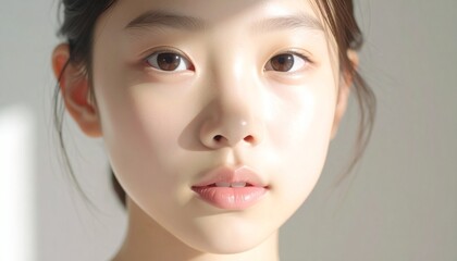 Fototapeta premium 健康的で美しい日本人の女の子