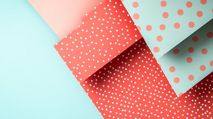 Red and white heart pattern festive holiday background