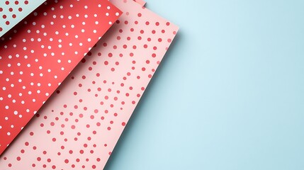 Fototapeta premium Red and white heart pattern festive holiday background