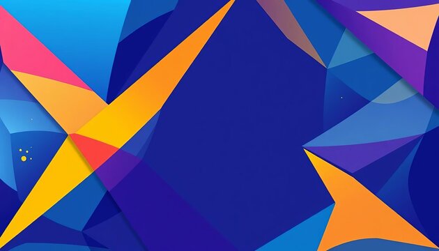 Abstract geometric shapes, modern corporate design,  success,  digital - Powered by Adobe