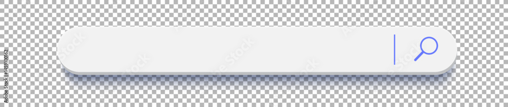 Wall mural 3d search bar internet browser engine on checkered background for ui design, website interface eleme