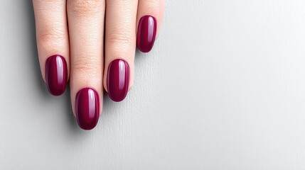 Polished nails, elegant style