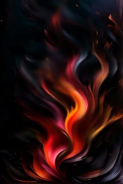 Animation Boucle Abstraite de Flammes &ndash; Fond Dynamique de Feu pour Motion Design, Effets Visuels et Cr&eacute;ations Artistiques