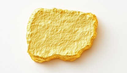 Gold nugget, textured, close-up