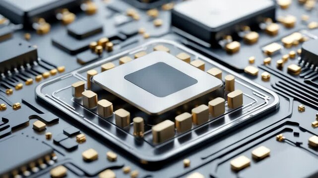 Ai SIM Card featuring circuit microchips icon. Mobile phone cellular SIM card, Communication technology, electronic sim card chip idea. Minimal eSIM 4G, 5G on transparent background. Ai render.