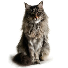 Obraz premium Maine Coon Cat Portrait