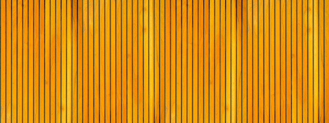 3d decor panel, wood background banner panorama long - Orange yellow painted wooden acoustic panels...