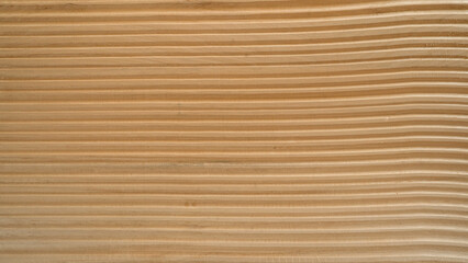 3d decor panel, wood background banner panorama long - Brown wooden acoustic panels wall texture , horizontal pattern