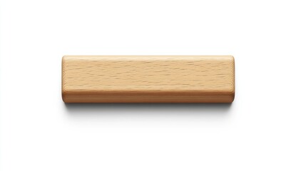 Light brown rectangular block