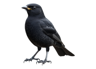 Amsel freigestellt