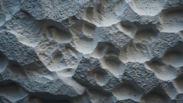 Rough, uneven wall displaying a coarse, bumpy texture with irregular, grainy patterns.