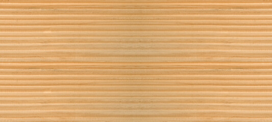 3d decor panel, wood background banner panorama long - Brown wooden acoustic panels wall texture , horizontal pattern
