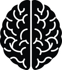 human brain vector illustration