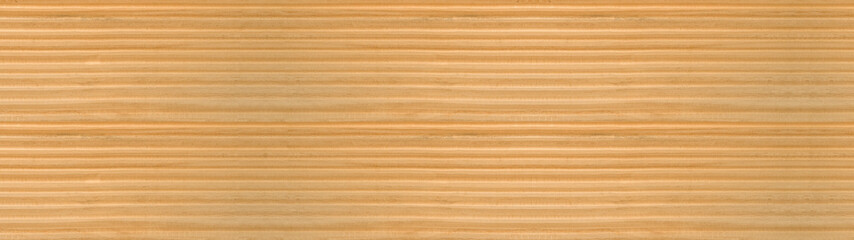 3d decor panel, wood background banner panorama long - Brown wooden acoustic panels wall texture , horizontal pattern