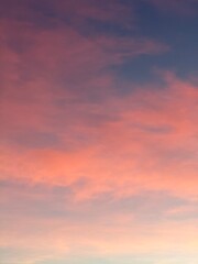 Obraz premium sunset sky with clouds