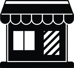 window on a white background