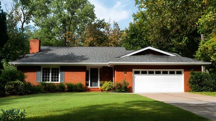 New brick home in Alpharetta Georgia for sale with large driveway