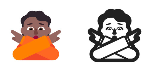 Baby Angel Emoji (Dark Skin Tone)
