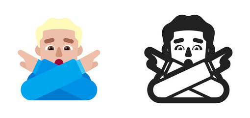 Baby Angel Emoji (Blonde Hair, Light Skin Tone)
