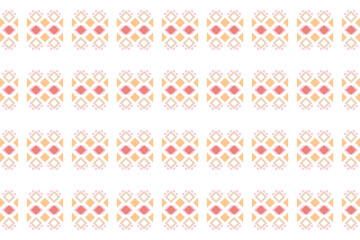 Pixel pattern, seamless vector, Geometric pattern.  The overall structure suggests a balance between complexity and simplicity. colorful, summer.